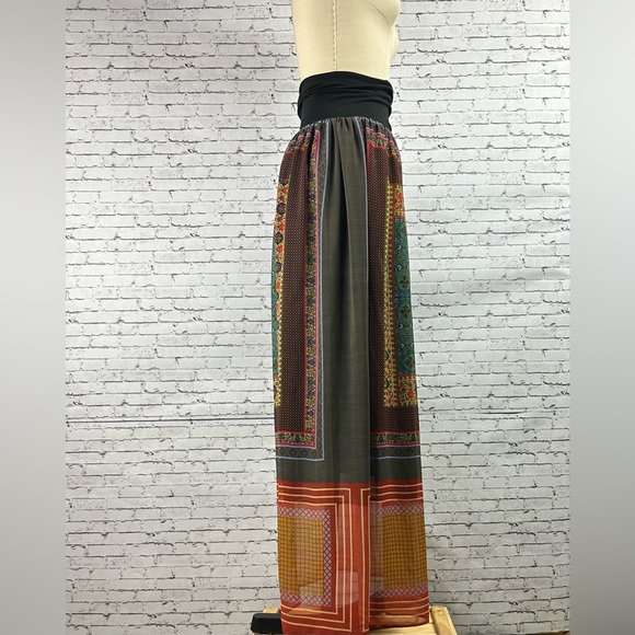 Dream Daily | Anthropologie, Vntg long boho pattern summer Silesia maxi skirt XS - Picture 4 of 8